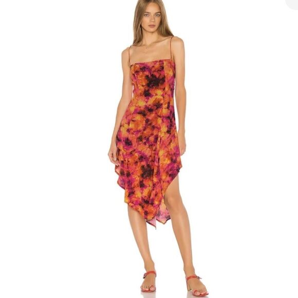 Song Of Style X Revolve Harlow Midi  Dress Size S - Picture 1 of 14